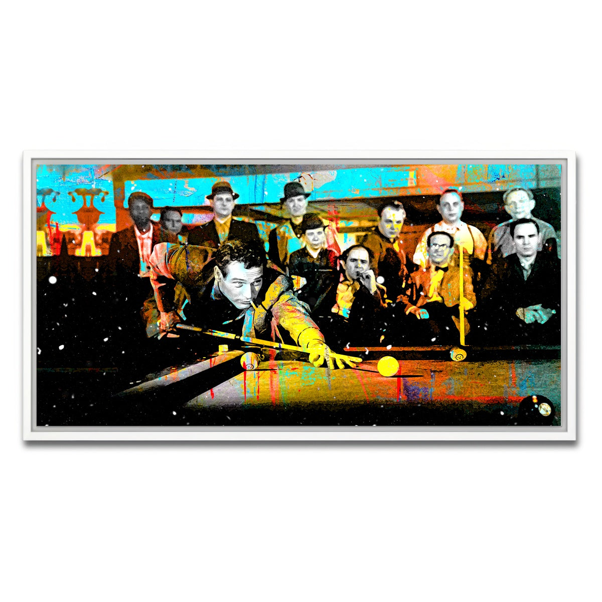 AUTO-MOCKUP WHITE | The Hustler | 1 Piece | White Framed Canvas | group=2x1