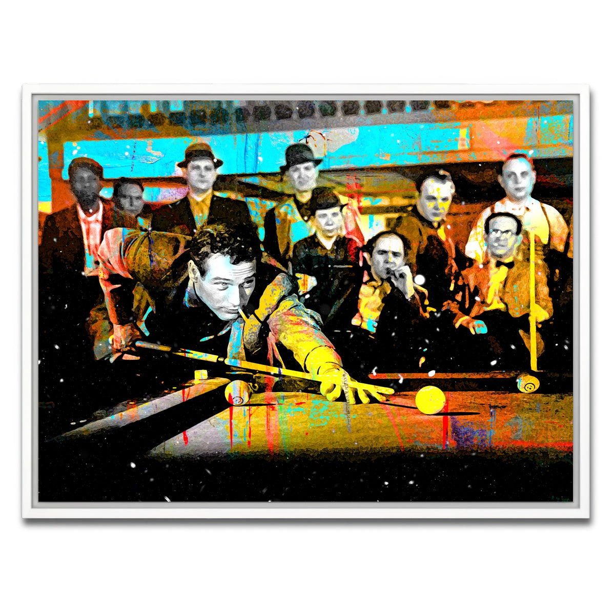 AUTO-MOCKUP WHITE | The Hustler | 1 Piece | White Framed Canvas | group=4x3