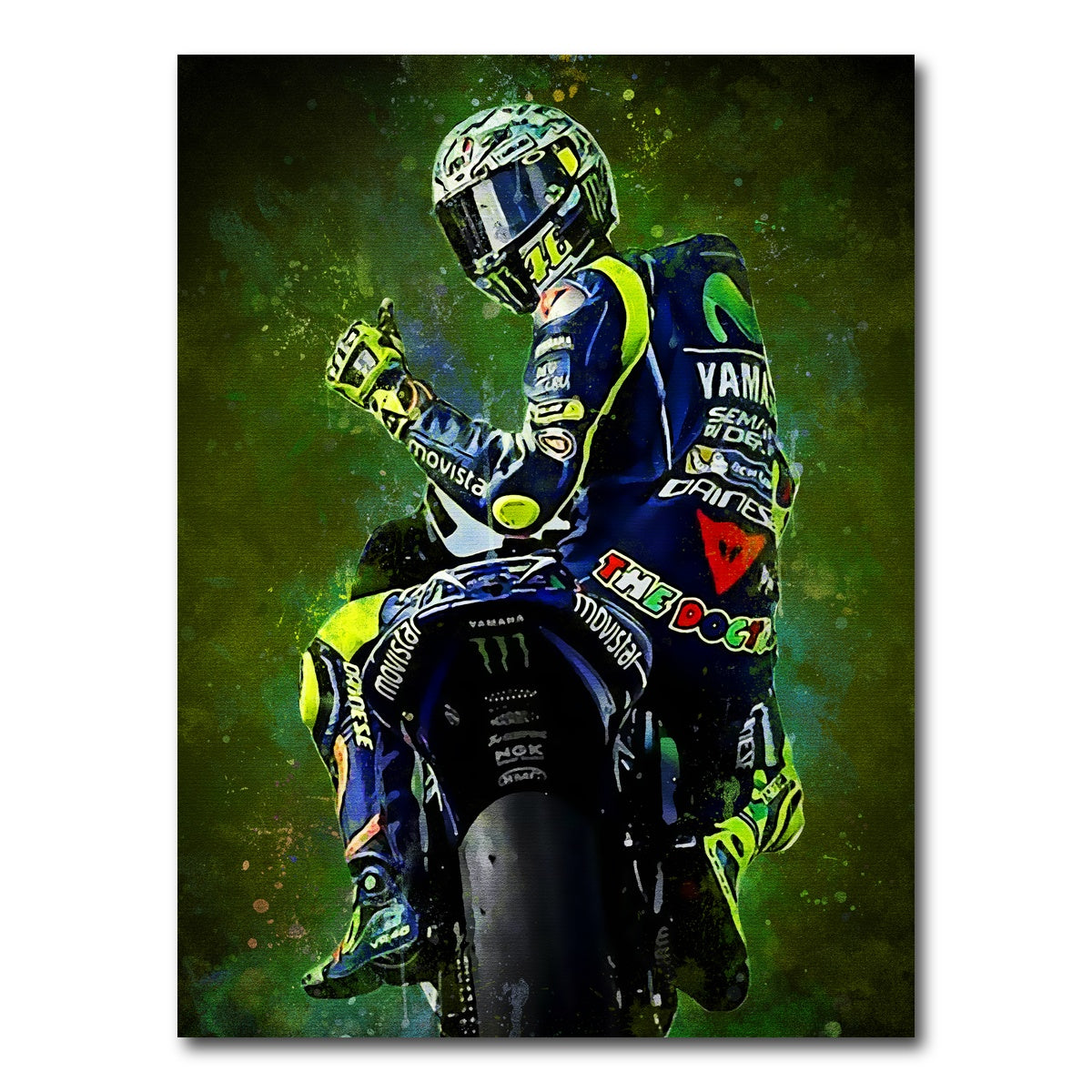 AUTO-MOCKUP WHITE | The Legend Gp | 1 Piece | Gallery Wrap Canvas | group=3x4