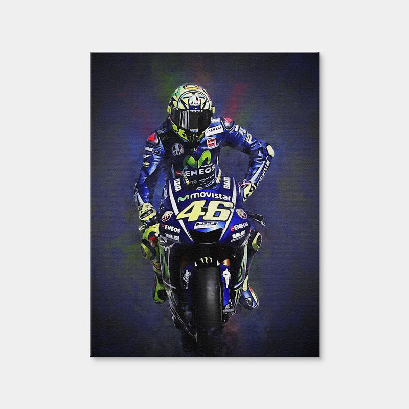 AUTO-MOCKUP WHITE | The Legend Racer | 1 Piece | Gallery Wrap Canvas | group=3x4