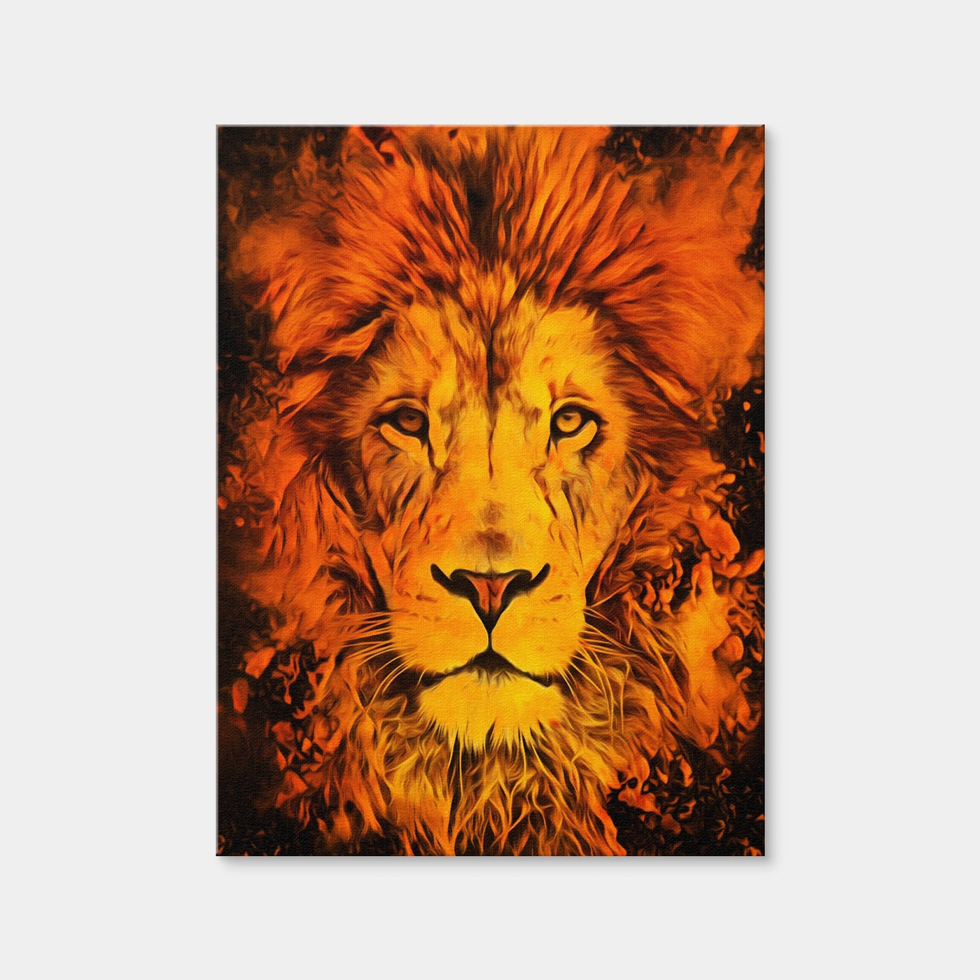 AUTO-MOCKUP WHITE | The Lion | 1 Piece | Gallery Wrap | group=3x4