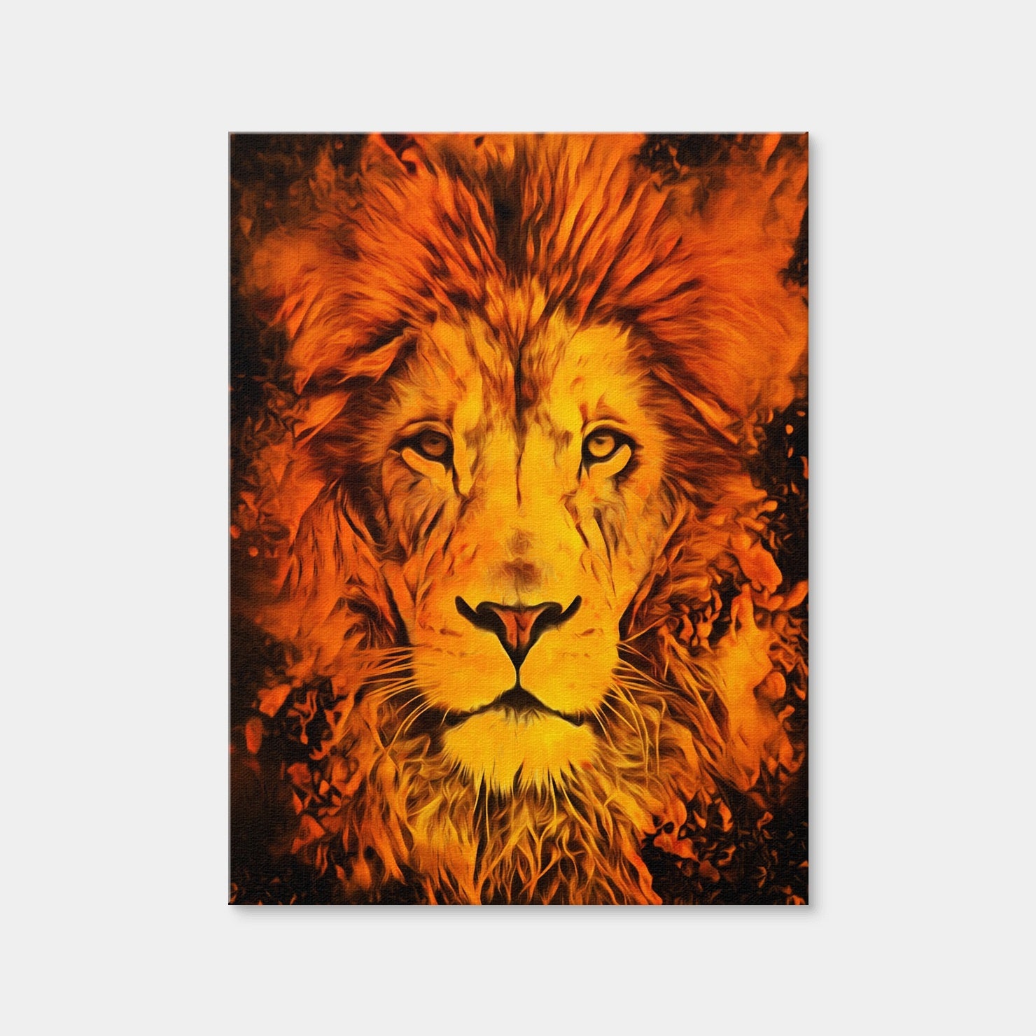 AUTO-MOCKUP WHITE | The Lion | 1 Piece | Gallery Wrap | group=3x4