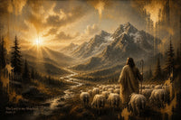 The Lord is my Shepherd Wall Art
