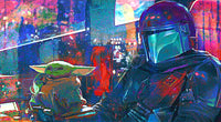 The Mandalorian Co Pilot Wall Art