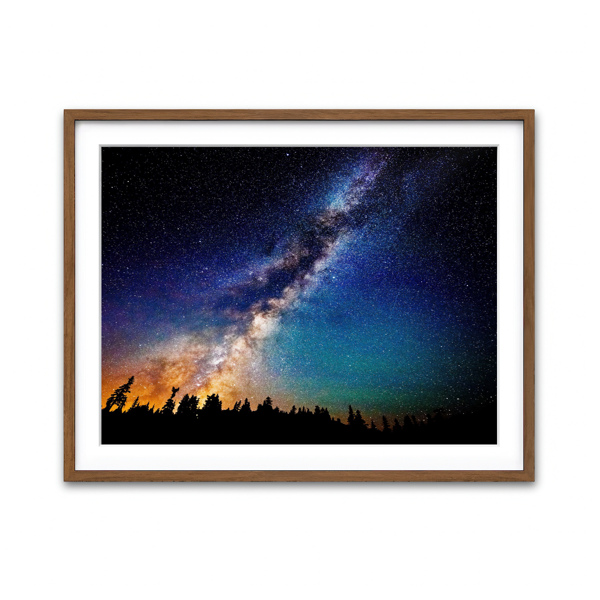Framed Print 4x3 Walnut
