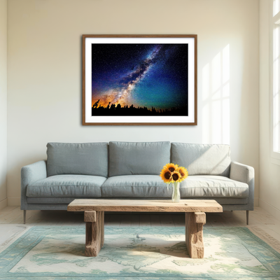AUTO-MOCKUP ROOM | The Milky Way Wall Art