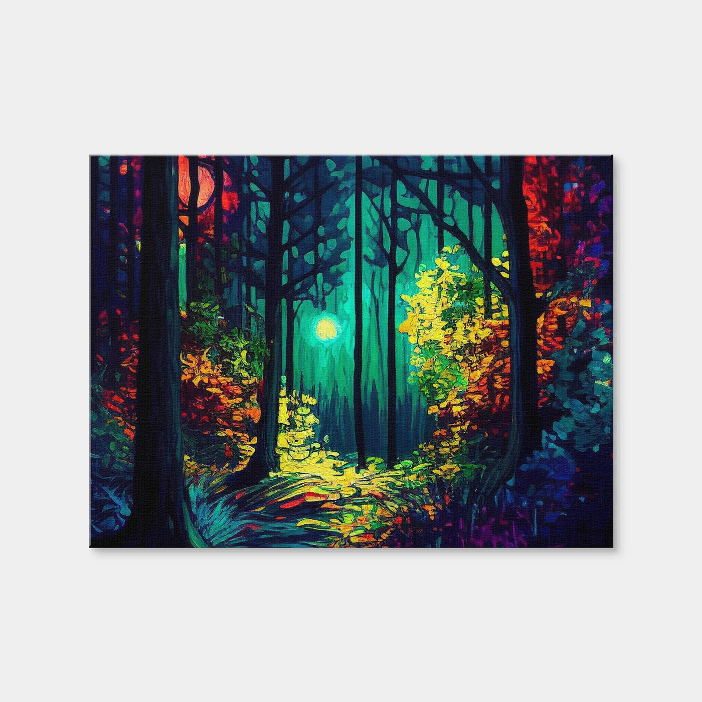 AUTO-MOCKUP WHITE | The Moon Through The Forest | 1 Piece | Gallery Wrap | group=4x3