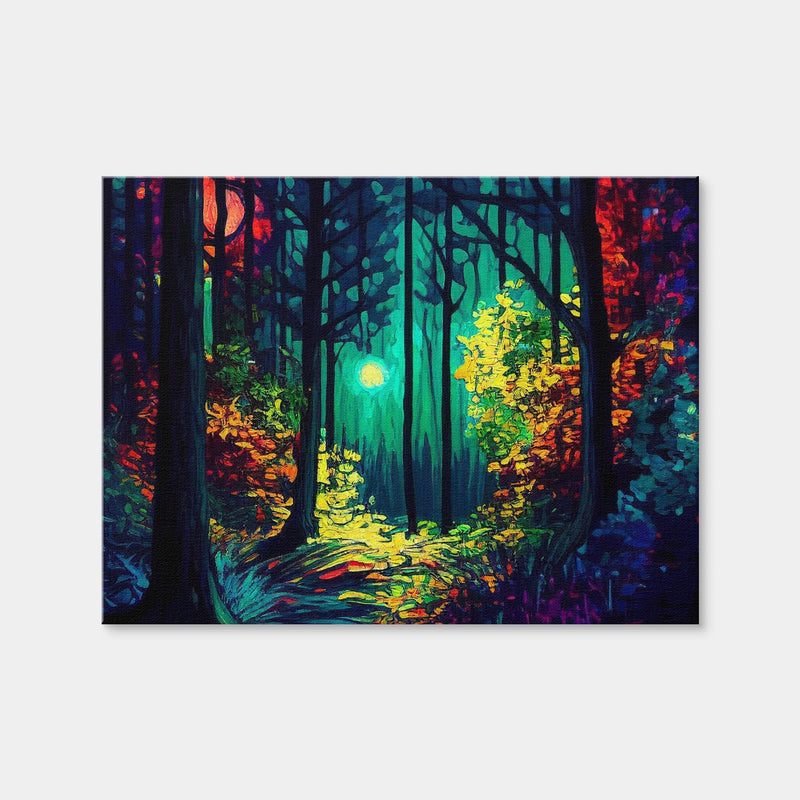 AUTO-MOCKUP WHITE | The Moon Through The Forest | 1 Piece | Gallery Wrap | group=4x3