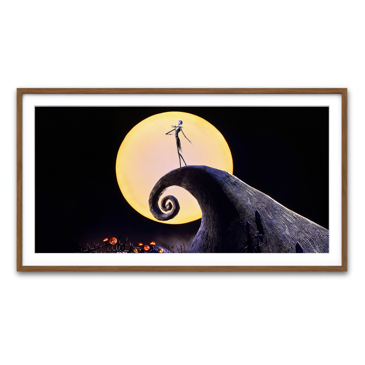 Framed Print 2x1 Walnut