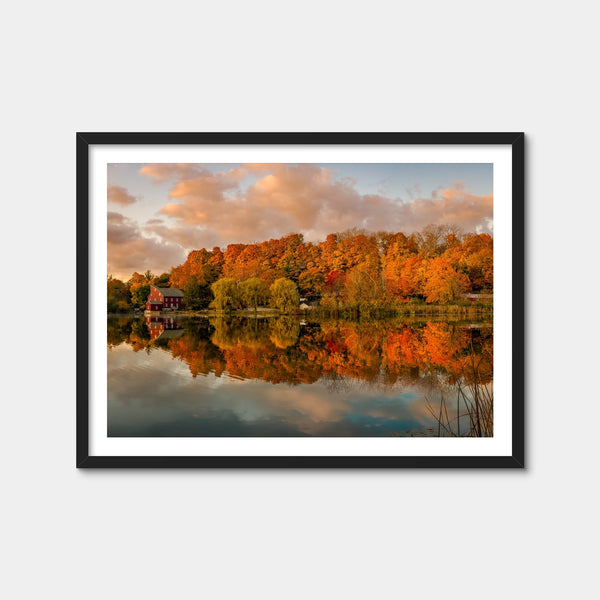 The O'l Red Mill Wall Art — Framed Print Format preview