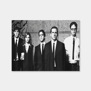 AUTO-MOCKUP WHITE | The Office Grayscale | 1 Piece | Gallery Wrap | group=4x3
