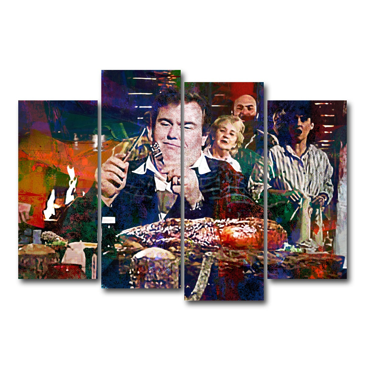 AUTO-MOCKUP WHITE | The Old 96er | 4 Piece | Gallery Wrap Canvas | group=4_normal