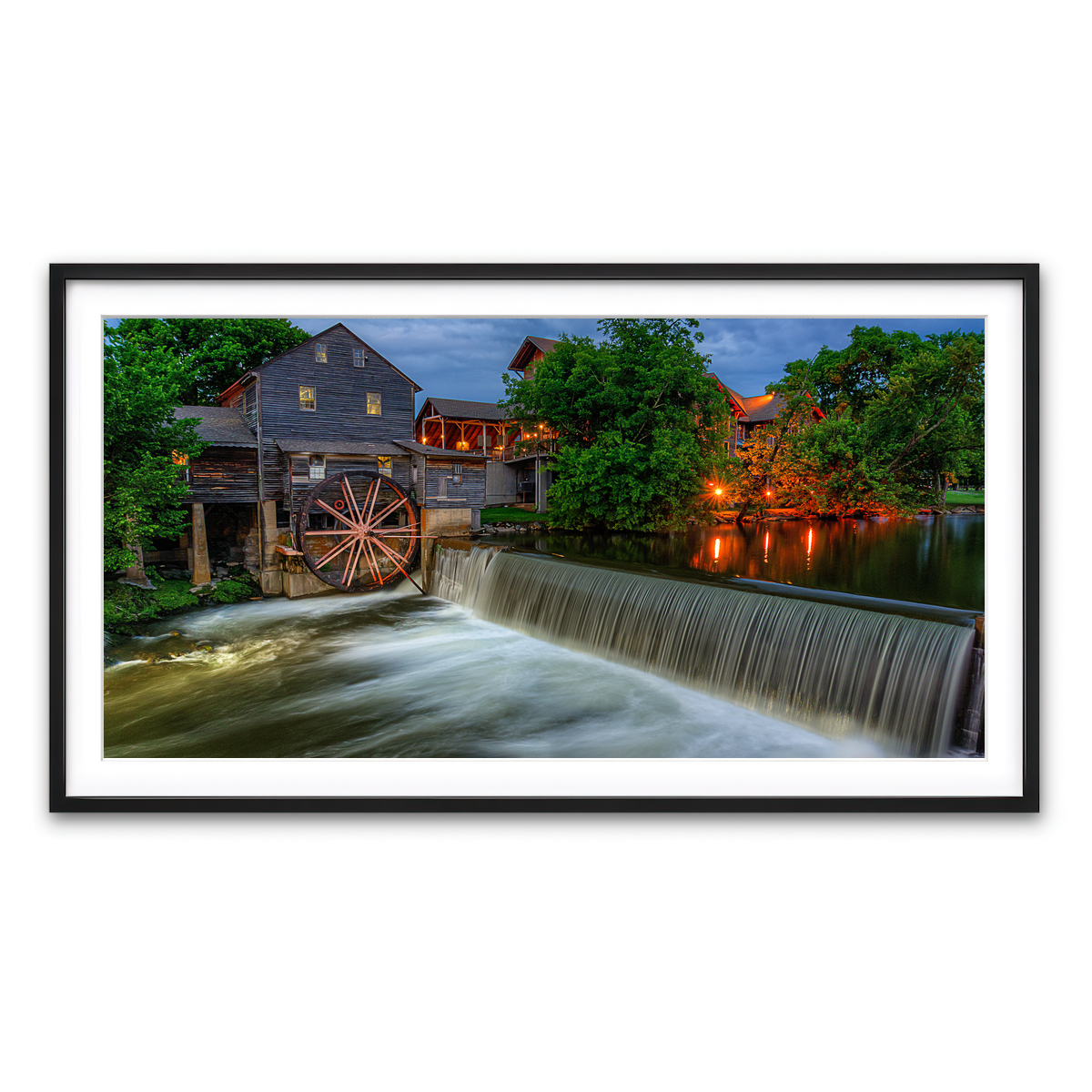 Framed Print 2x1 Black