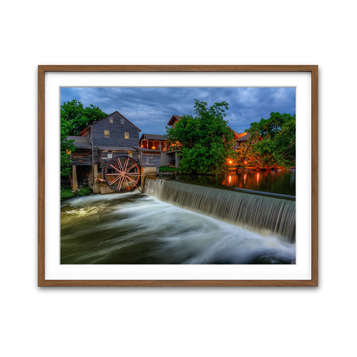 Framed Print 4x3 Walnut