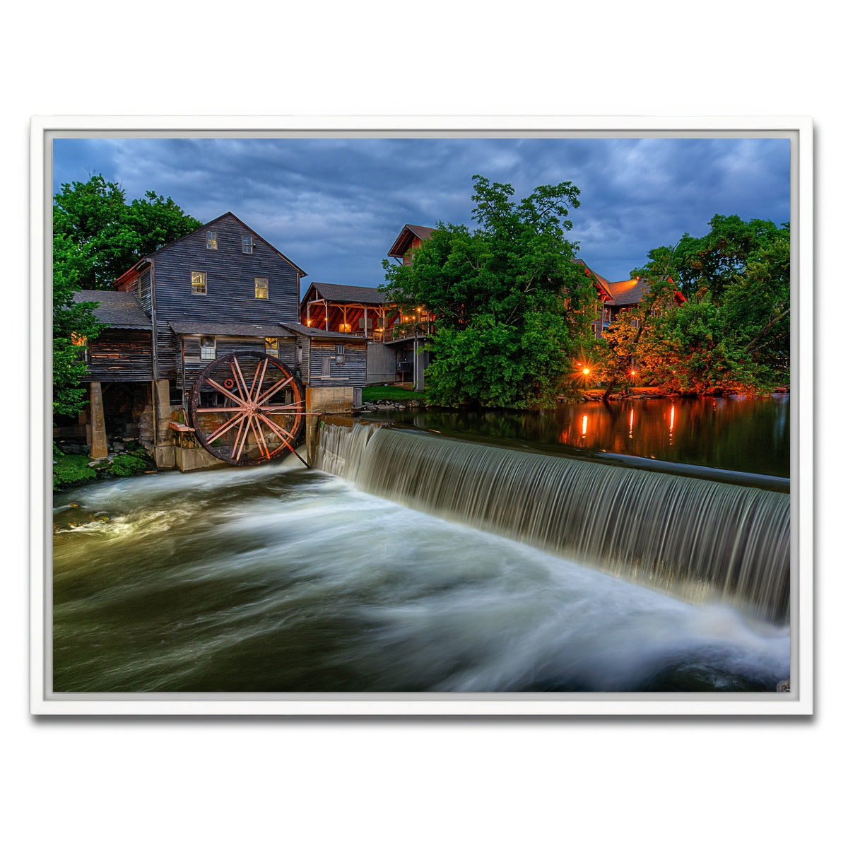 AUTO-MOCKUP WHITE | The Old Mill | 1 Piece | White Framed Canvas | group=4x3