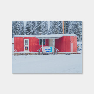 AUTO-MOCKUP WHITE | The Old Red Trailer | 1 Piece | Gallery Wrap Canvas | group=4x3