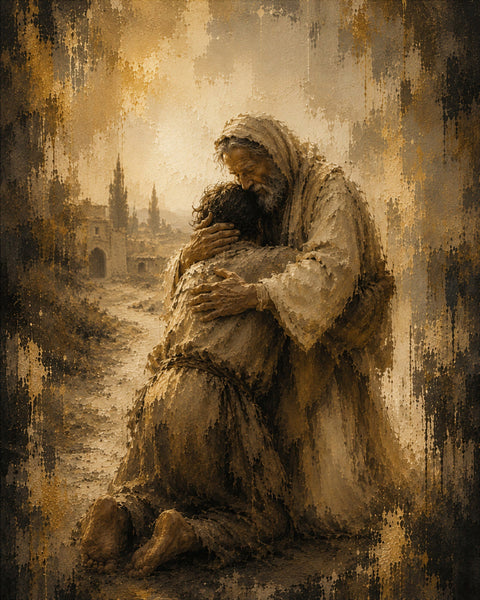 The Prodigal Son Embrace Wall Art
