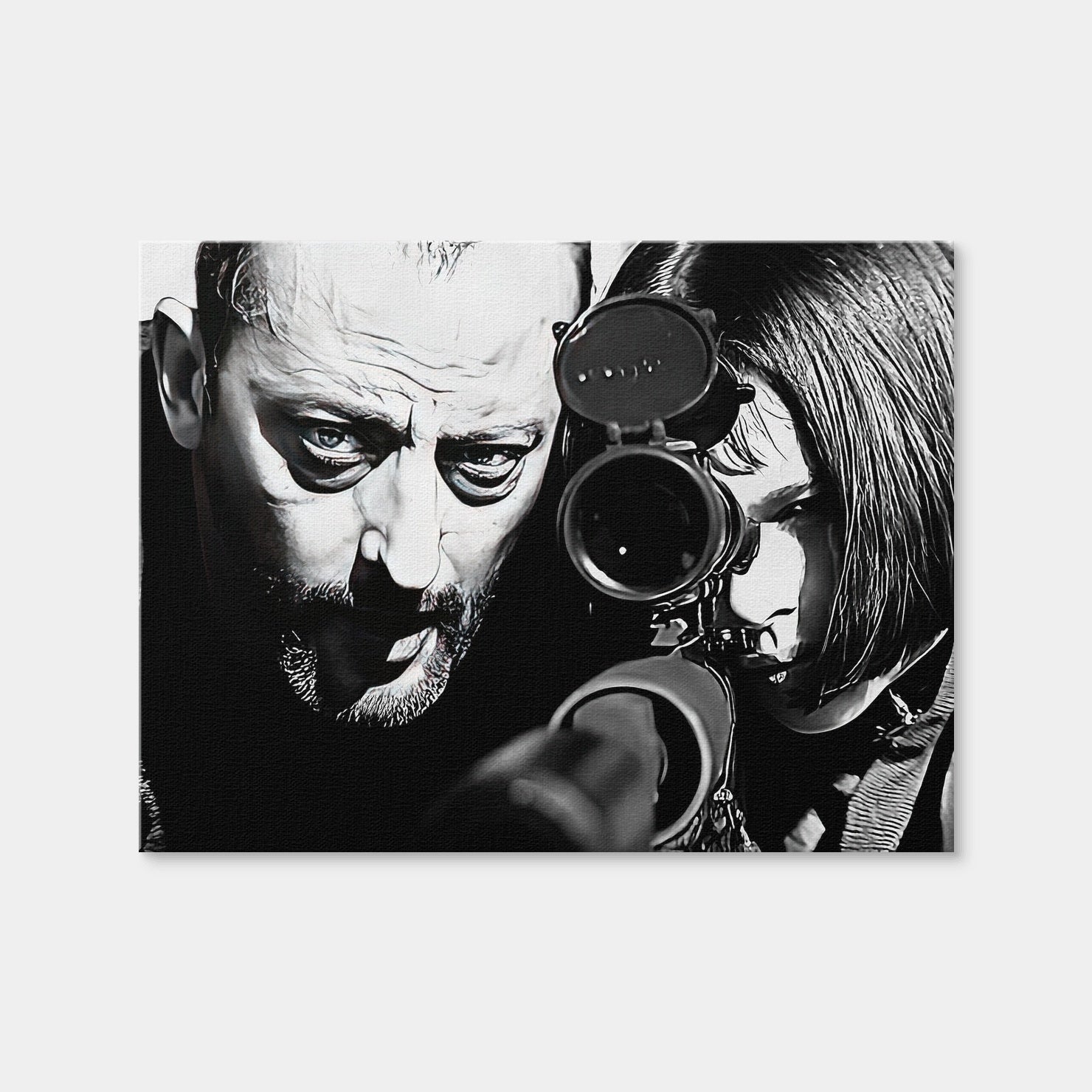 AUTO-MOCKUP WHITE | The Professional Grayscale | 1 Piece | Gallery Wrap Canvas | group=4x3