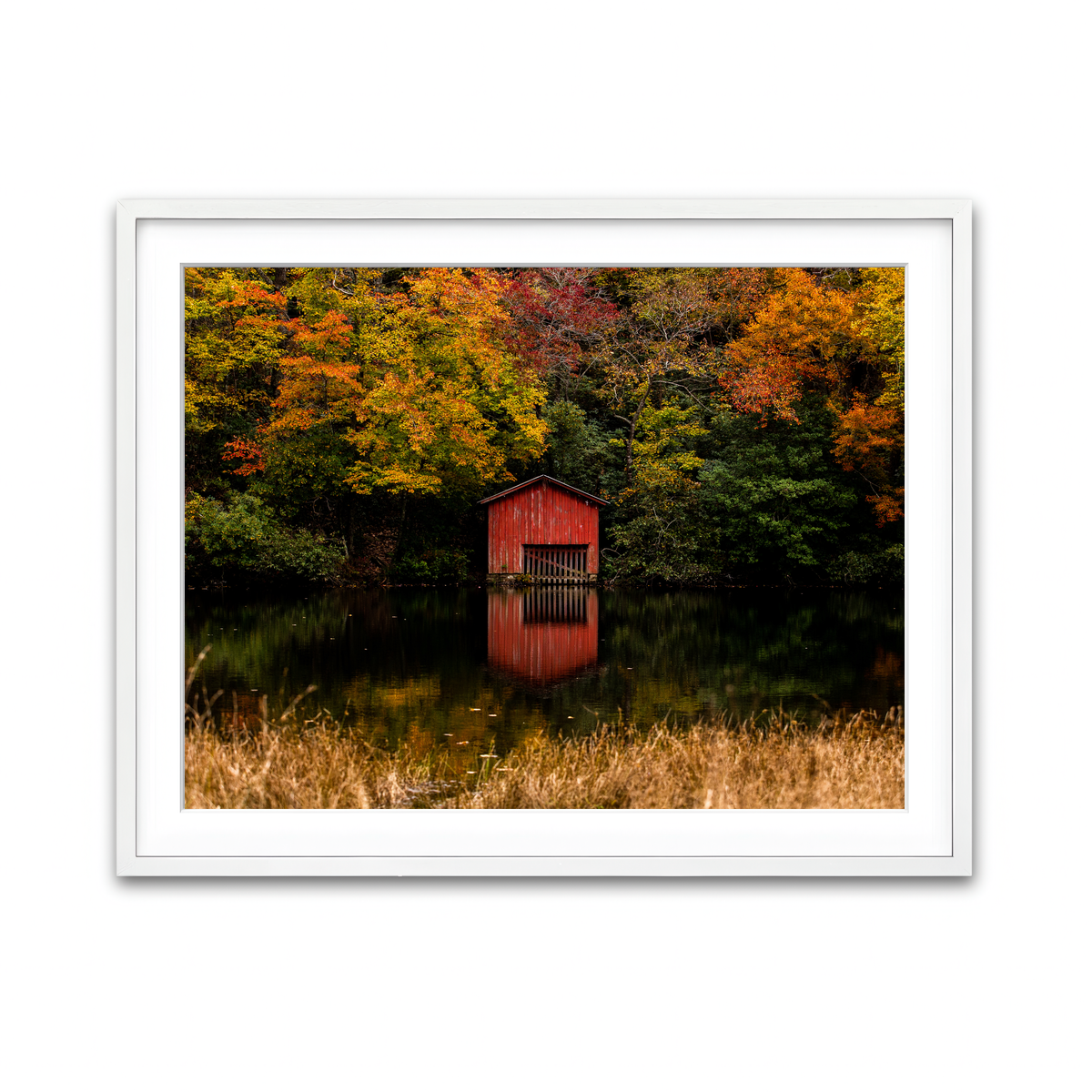 Framed Print 4x3 White