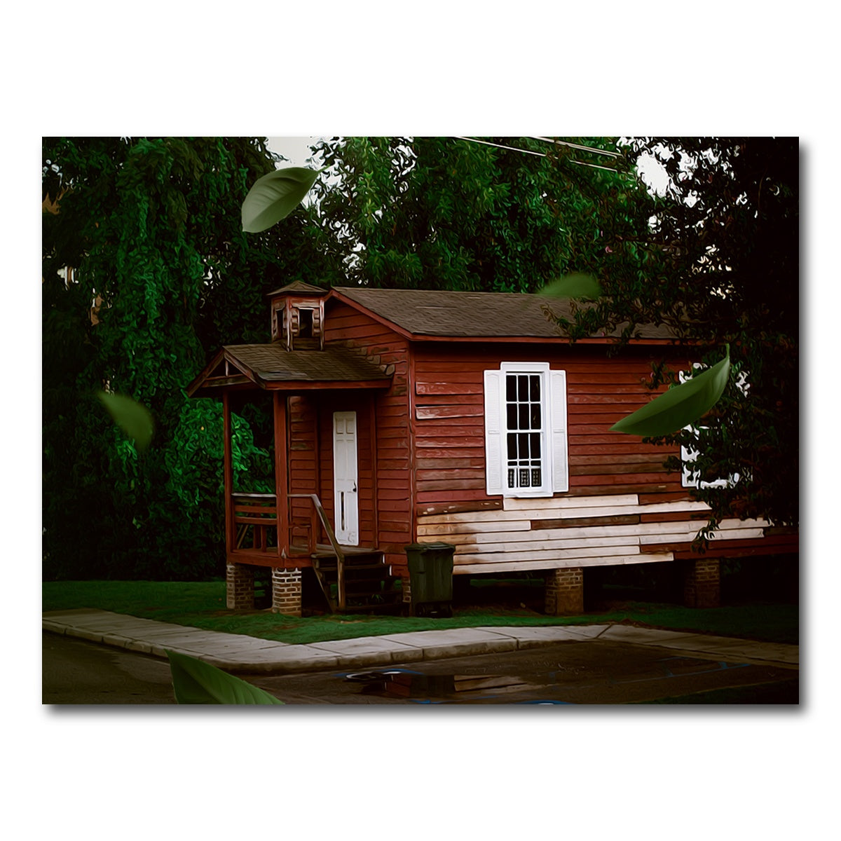 AUTO-MOCKUP WHITE | The Red House | 1 Piece | Gallery Wrap Canvas | group=4x3