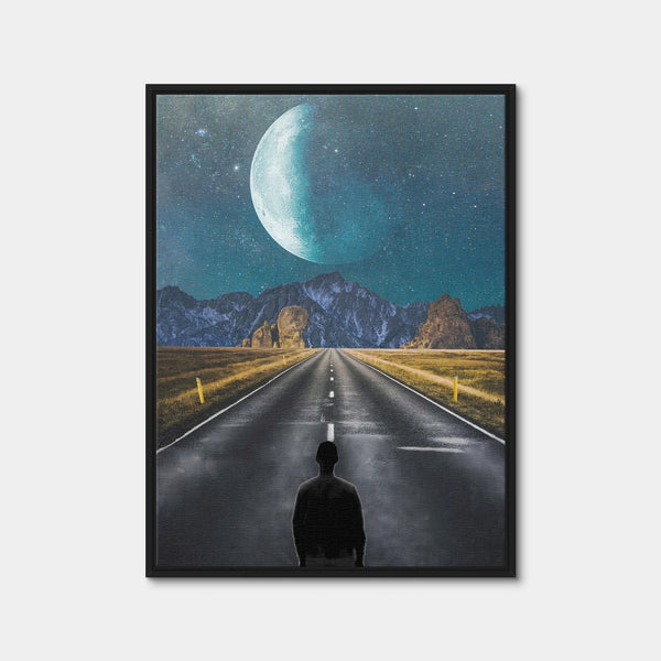 The Road Wall Art — Framed Canvas Format preview