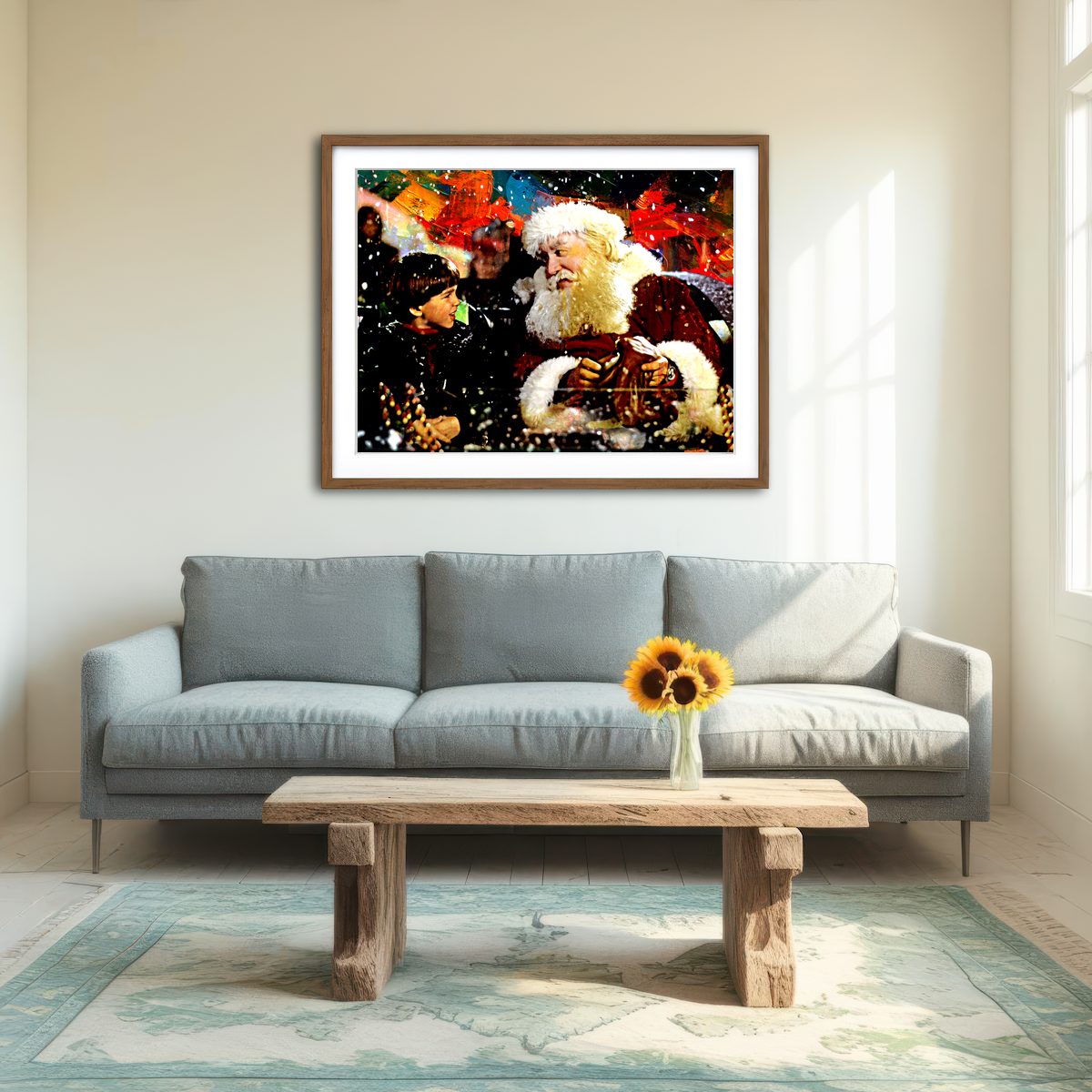 AUTO-MOCKUP ROOM | The Santa Clause Wall Art