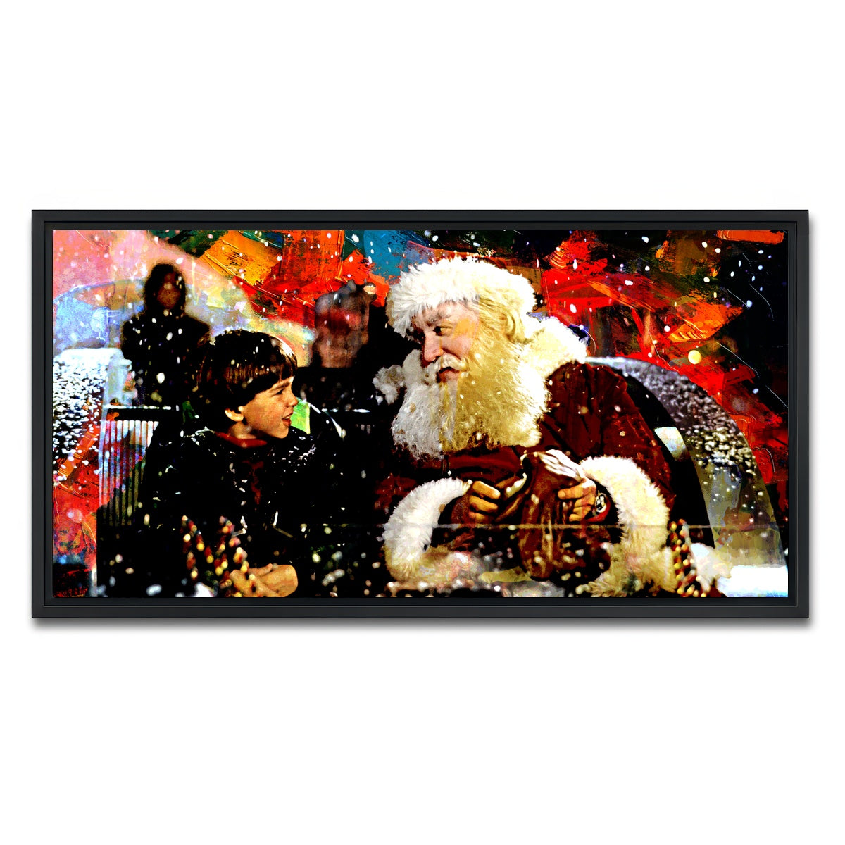 AUTO-MOCKUP WHITE | The Santa Clause | 1 Piece | Black Framed Canvas | group=2x1