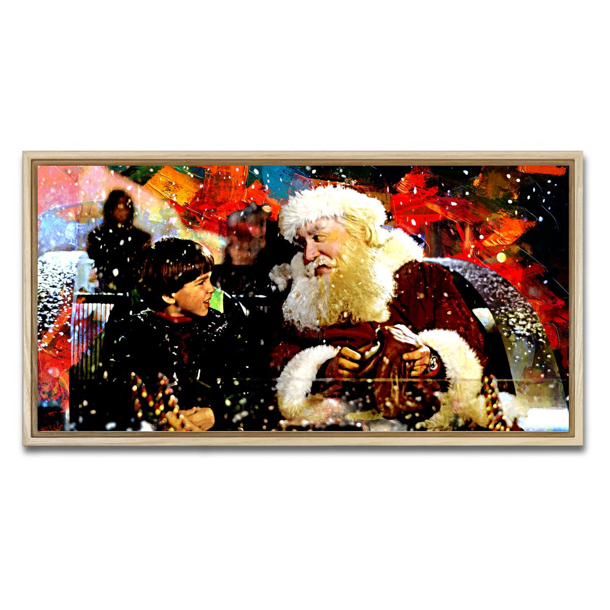 AUTO-MOCKUP WHITE | The Santa Clause | 1 Piece | Natural Framed Canvas | group=2x1