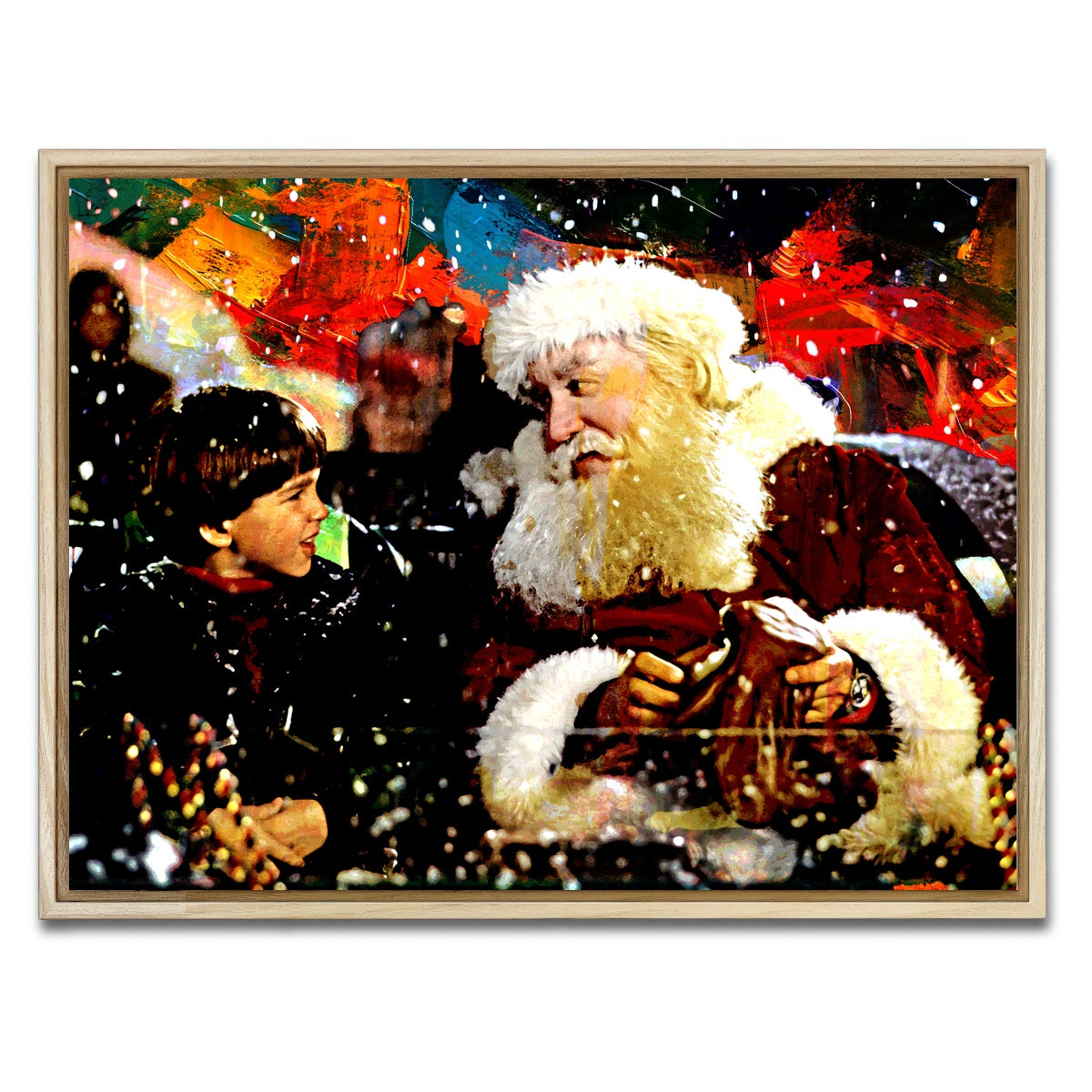 AUTO-MOCKUP WHITE | The Santa Clause | 1 Piece | Natural Framed Canvas | group=4x3