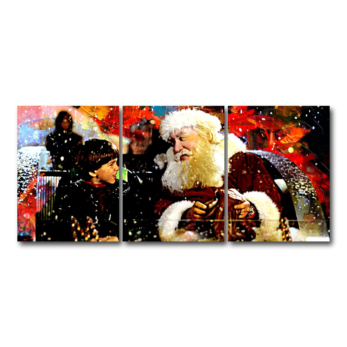 AUTO-MOCKUP WHITE | The Santa Clause | 3 Piece | Gallery Wrap Canvas | group=18x24