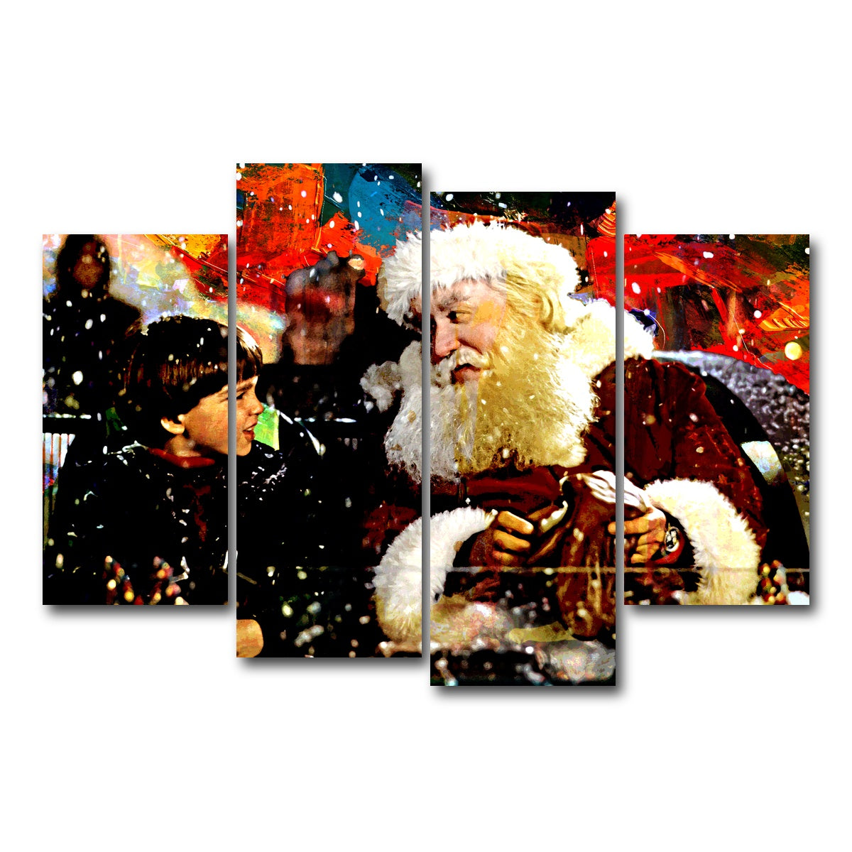 AUTO-MOCKUP WHITE | The Santa Clause | 4 Piece | Gallery Wrap Canvas | group=4_short