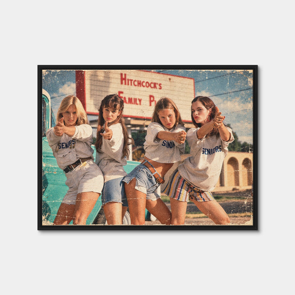 The Senior Girls – Dazed and Confused Wall Art — Framed Canvas Format preview