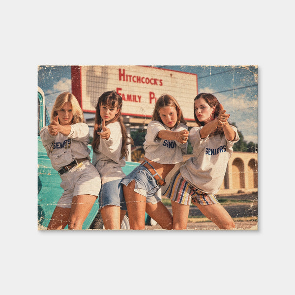 The Senior Girls – Dazed and Confused Wall Art — Canvas Wrap Format preview