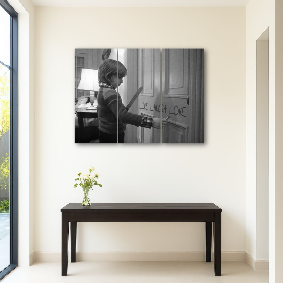 AUTO-MOCKUP ROOM | The Shining - Live Laugh Love Grayscale