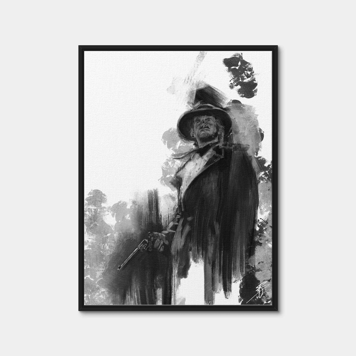 AUTO-MOCKUP WHITE | The Stranger | 1 Piece | Black Framed Canvas | group=3x4