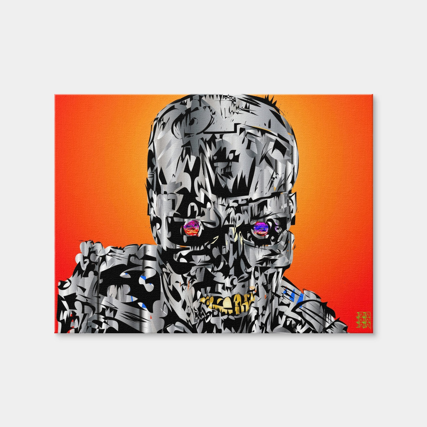 AUTO-MOCKUP WHITE | The Terminator | 1 Piece | Gallery Wrap Canvas | group=4x3
