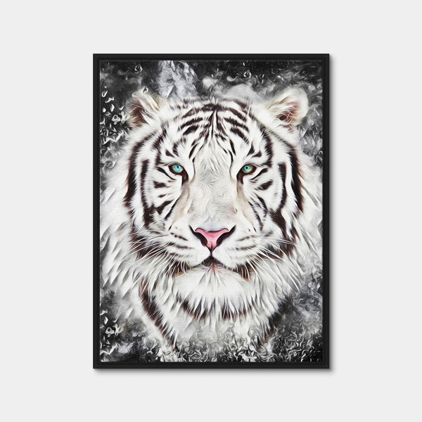 The Tiger Wall Art — Framed Canvas Format preview