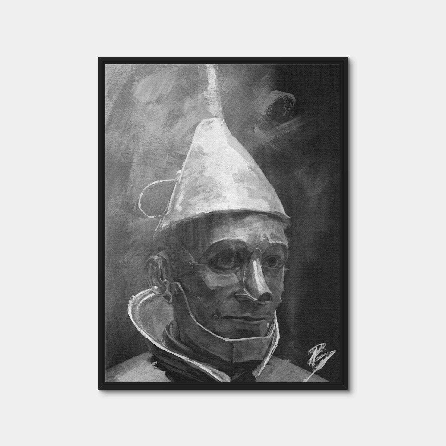 AUTO-MOCKUP WHITE | The Tin Man | 1 Piece | Black Framed Canvas | group=3x4