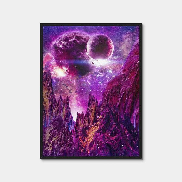The Universe Wall Art — Framed Canvas Format preview