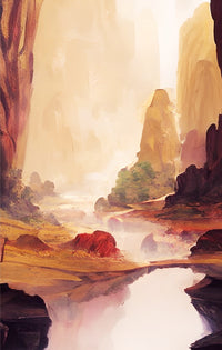 The Valley Wall Art