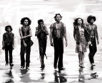 The Warriors Sketch Wall Art