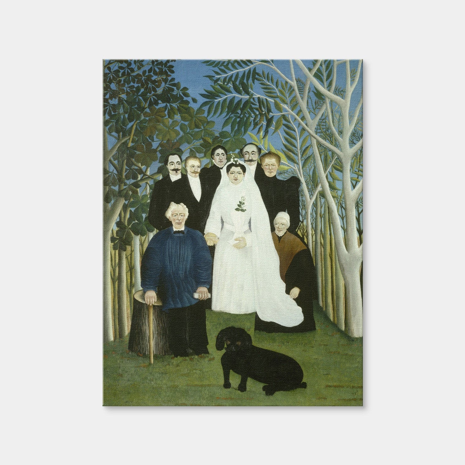 AUTO-MOCKUP WHITE | The Wedding Party | 1 Piece | Gallery Wrap Canvas | group=3x4