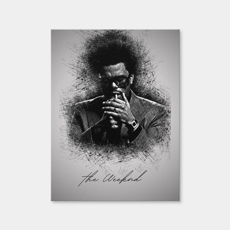 AUTO-MOCKUP WHITE | The Weeknd Lighten Up | 1 Piece | Gallery Wrap | group=3x4