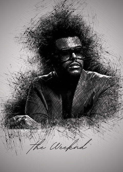 The Weeknd Shades Wall Art