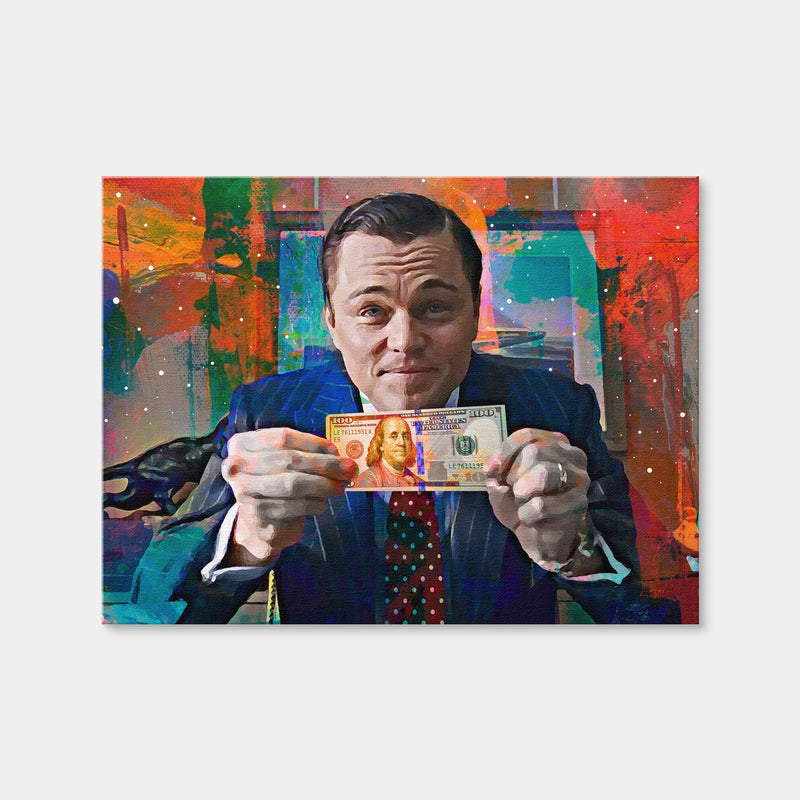 AUTO-MOCKUP WHITE | The Wolf of Wall Street | 1 Piece | Gallery Wrap Canvas | group=4x3