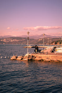 The old man and the lake Wall Art