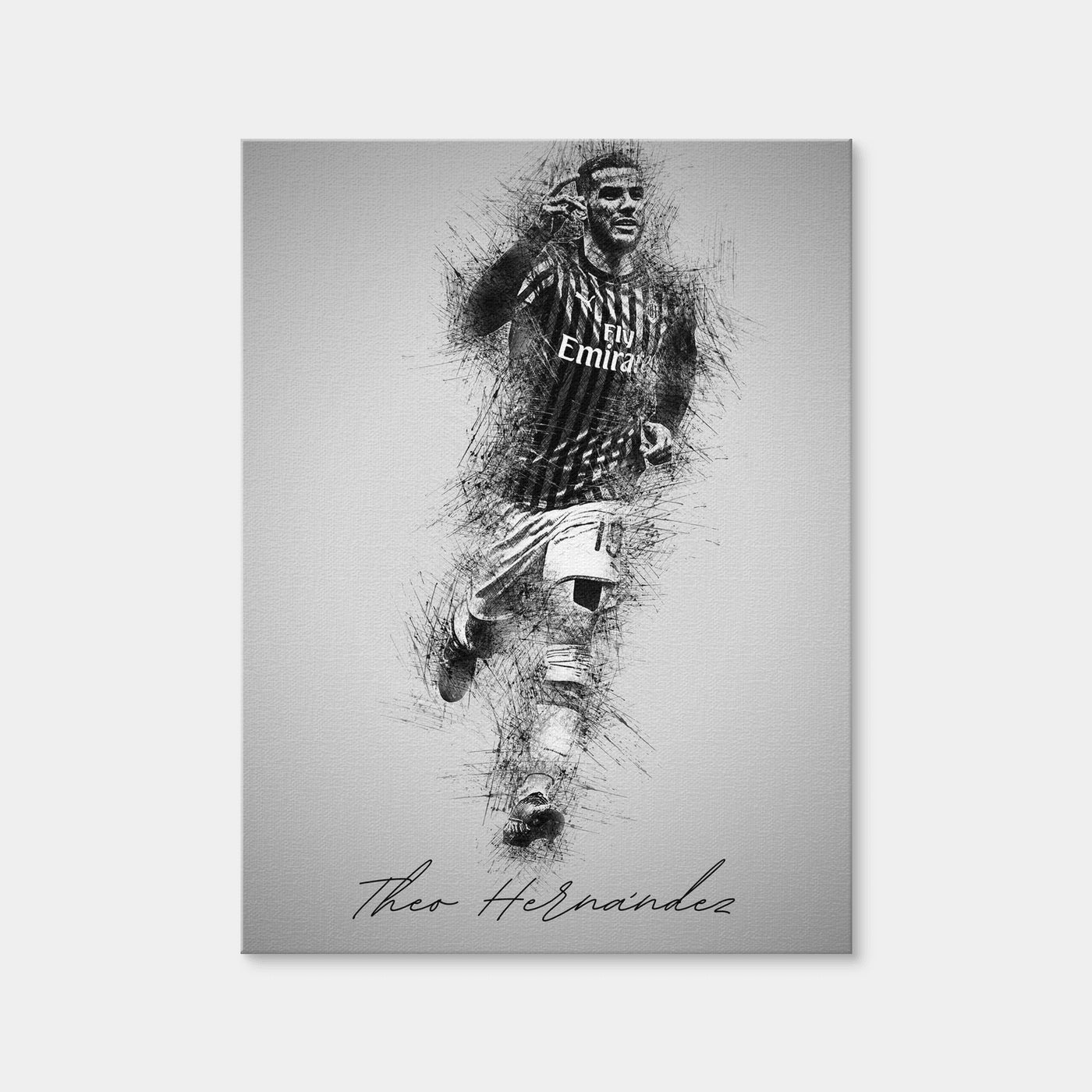 AUTO-MOCKUP WHITE | Theo Hernandez | 1 Piece | Gallery Wrap | group=3x4