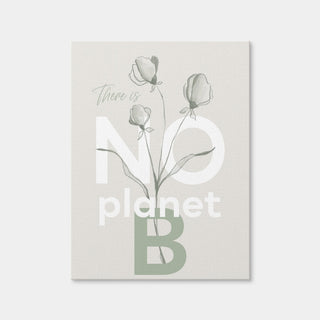 AUTO-MOCKUP WHITE | There Is No Planet B | 1 Piece | Gallery Wrap | group=3x4