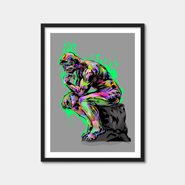 Thinker Wall Art — Framed Print Format preview