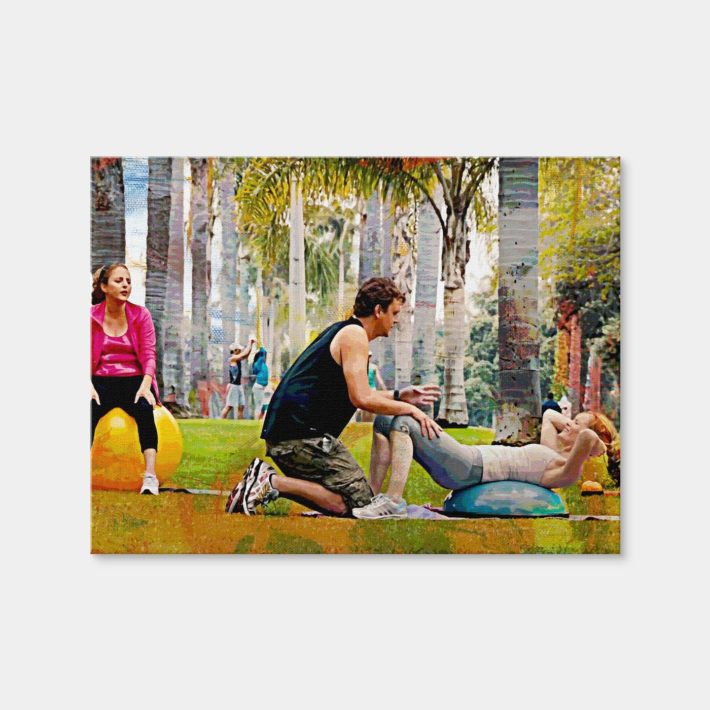 AUTO-MOCKUP WHITE | This Is 40 Workout | 1 Piece | Gallery Wrap Canvas | group=4x3